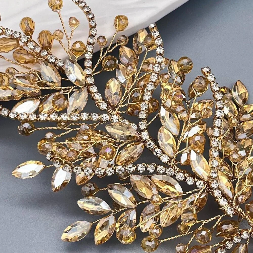 Wedding Hair Accessory Bridal Headpiece Rhinestone Headband for Brides